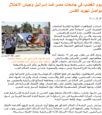 エジプトでの「エルサレムのユダヤ化」反対運動